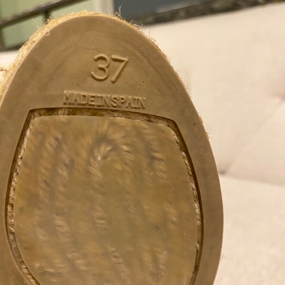 Castañer twisted canvas wedge slingback espadrille - Picture 6 of 6